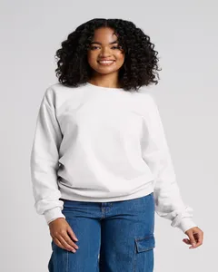 Jerzees IC48M Ultimate Unisex CVC Ring Spun Crewneck Sweatshirt