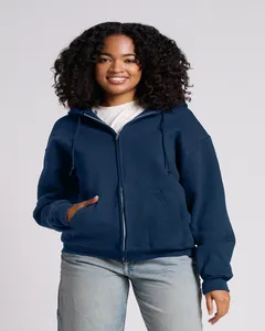 Jerzees Z12M Rugged Unisex Full-Zip Hooded Sweatshirt