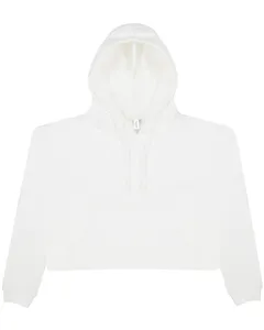 Just Hoods By AWDis JHA016 Ladies Girlie Cropped Hooded Fleece with Pocket