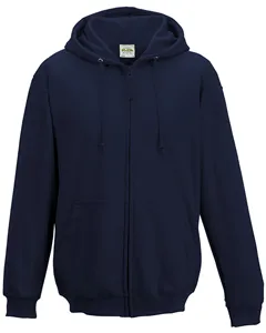 Just Hoods By AWDis JHA050 Mens 80/20 Midweight College Full-Zip Hooded Sweatshirt