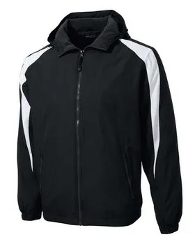 Sport-Tek JST81 Fleece-Lined Colorblock Jacket.