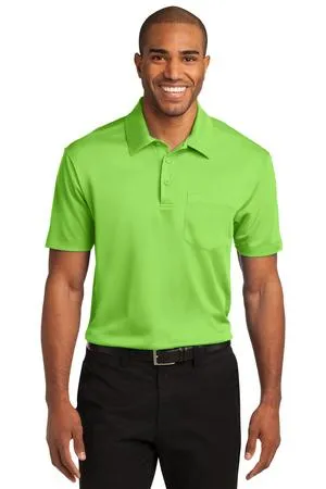 Port Authority K540P Silk Touch Performance Pocket Polo.