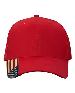 AM350M Kati USA Flag Mesh Cap