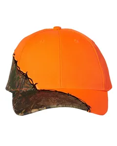 Kati LC4BW Camo with Barbed Wire Embroidery Cap