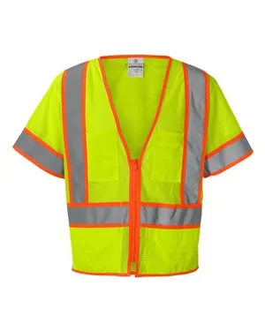 1242-1243 Kishigo Ultra-Cool Six-Pocket Mesh Surveyor’s Vest