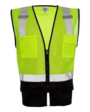 1509 Kishigo Black Bottom Mesh Class 2 Vest
