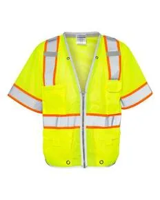 Kishigo 1550-1551 Premium Brilliant Series Heavy Duty Class 3 Vest