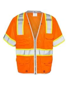 1550-1551 Kishigo Premium Brilliant Series Heavy Duty Class 3 Vest