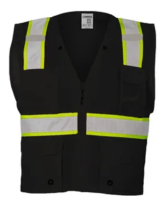 B100-111 Kishigo EV Series Enhanced Visibility Multi-Pocket Mesh Vest
