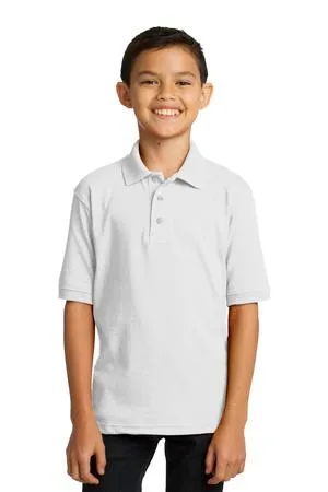 Port & Company KP55Y Youth Core Blend Jersey Knit Polo.