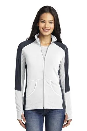 Port Authority L230 Ladies Colorblock Microfleece Jacket.