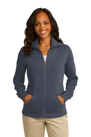 Port Authority L293 Ladies Slub Fleece Full-Zip Jacket.