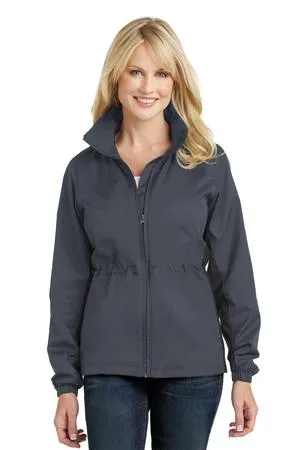 Port Authority L330 Ladies Core Colorblock Wind Jacket.