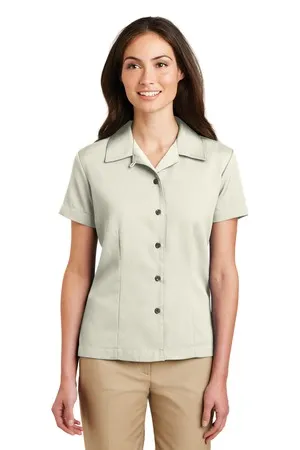 Port Authority L535 Ladies Easy Care Camp Shirt.
