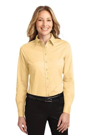 Port Authority L608 Ladies Long Sleeve Easy Care Shirt.