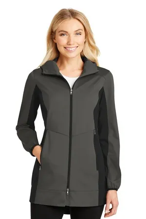 Port Authority L719 Ladies Active Hooded Soft Shell Jacket.