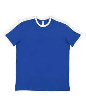 LAT 6932 Retro Ringer Fine Jersey Tee