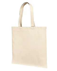 Liberty Bags LB85113 12 oz., Cotton Canvas Tote Bag With Self Fabric Handles