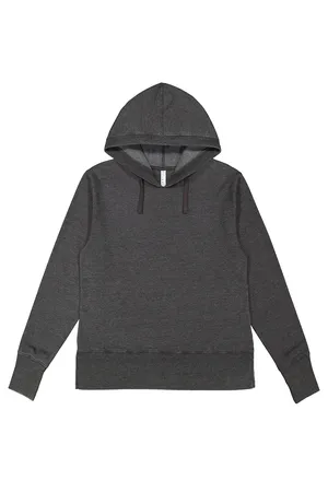 3536 Live and Tell by LAT Ladies Vintage Wash Fleece Hooded Sweatshirt