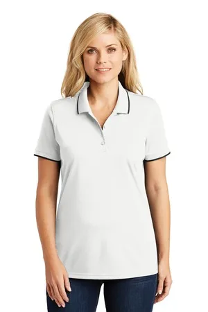 Port Authority LK111 Ladies Dry Zone UV Micro-Mesh Tipped Polo.