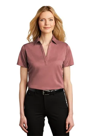 Port Authority LK542 Ladies Heathered Silk Touch Performance Polo.