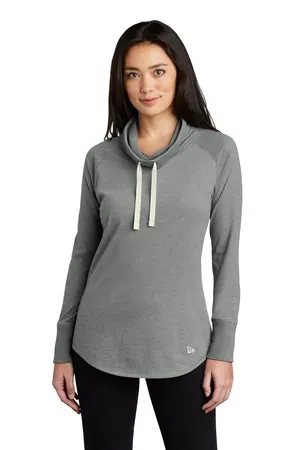 LNEA123 New Era Ladies Sueded Cotton Blend Cowl Tee