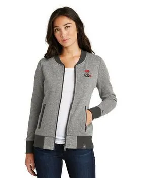 New Era LNEA503 Ladies French Terry Baseball Full-Zip.