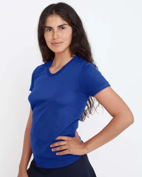 Los Angeles Apparel FF3001 USA-Made Womens 50/50 T-Shirt