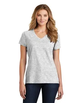 Port & Company LPC455V Ladies Fan Favorite Blend V-Neck Tee.