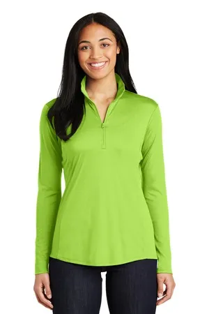 Sport-Tek LST357 Ladies PosiCharge Competitor 1/4-Zip Pullover.