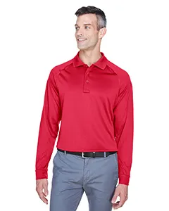 Harriton M211L Mens Advantage Snag Protection Plus Long-Sleeve Tactical Polo