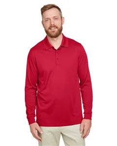 Harriton M348L Mens Advantage Snag Protection Plus IL Long Sleeve Polo