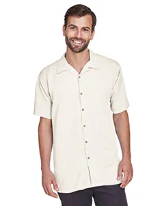 Harriton M570 Mens Bahama Cord Camp Shirt