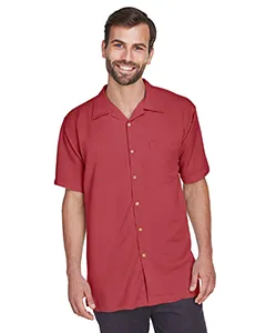 Harriton M570 Mens Bahama Cord Camp Shirt