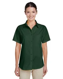 Harriton M610SW Ladies Paradise Short-Sleeve Performance Shirt