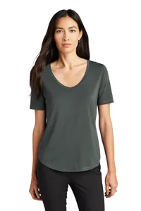 Mercer+Mettle MM1017  Womens Stretch Jersey Relaxed Scoop
