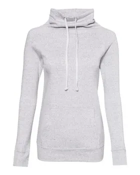 W20155 MV Sport Women’s Space-Dyed Cowl Neck Sweatshirt