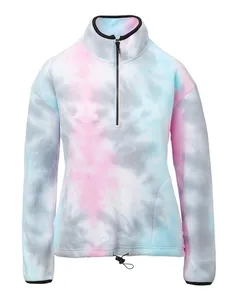 MV Sport W21138 Womens Aurora Polar Fleece Quarter-Zip Pullover