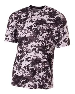 A4 NB3256 Youth Camo Performance Crew T-Shirt