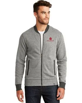 New Era NEA503 French Terry Baseball Full-Zip.