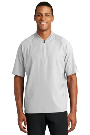 NEA600 New Era Cage Short Sleeve 1/4-Zip Jacket.