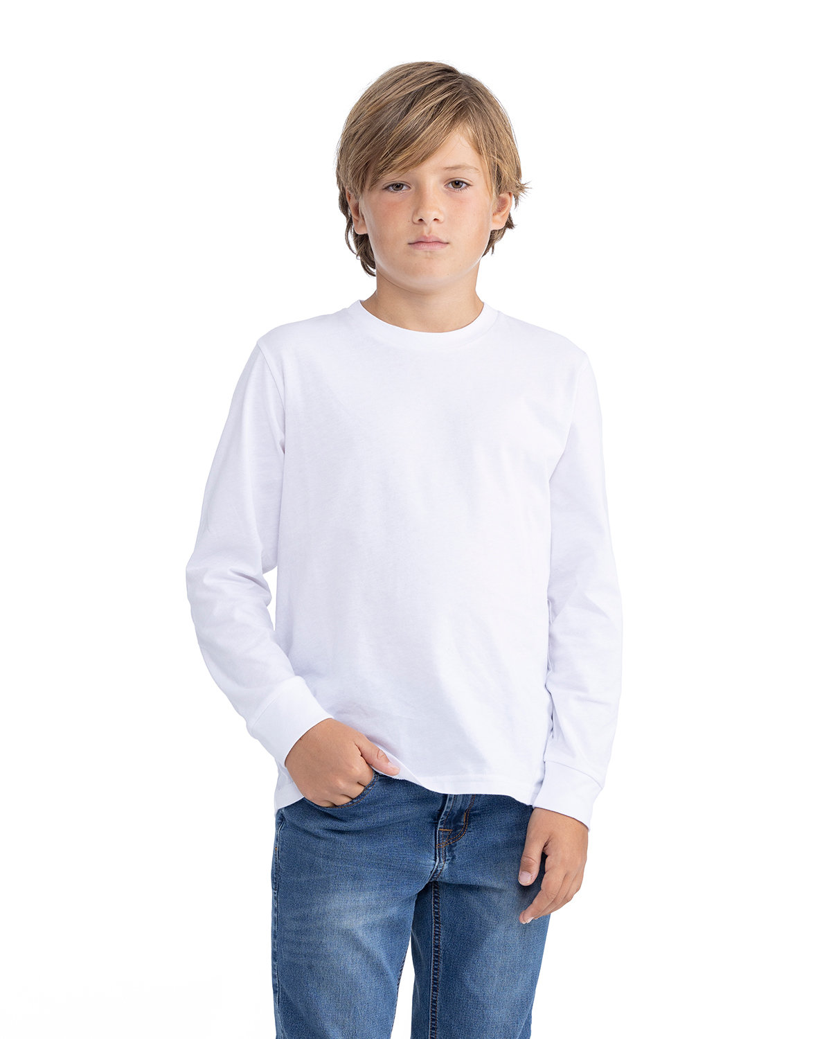 Next Level 3311NL Youth Cotton Long Sleeve T-Shirt