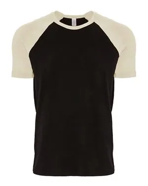 3650 Next Level Fine Jersey Short Sleeve Raglan Tee