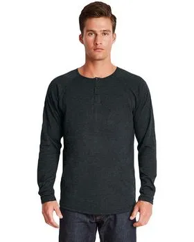 Next Level 6072 Triblend Long Sleeve Henley