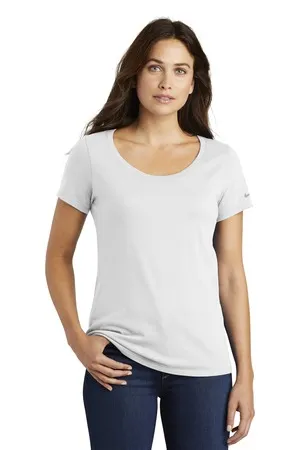 NKBQ5236 Nike Ladies Core Cotton Scoop Neck Tee.