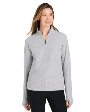 North End NE725W Ladies Spirit Textured Quarter-Zip