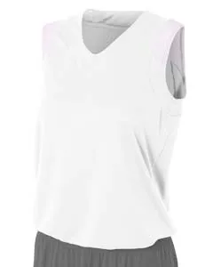 A4 NW2340 Ladies Moisture Management V Neck Muscle Shirt