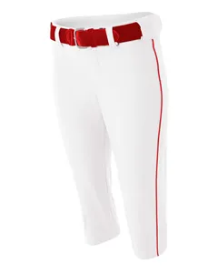 A4 NW6188 Ladies Softball Pants w/ Piping
