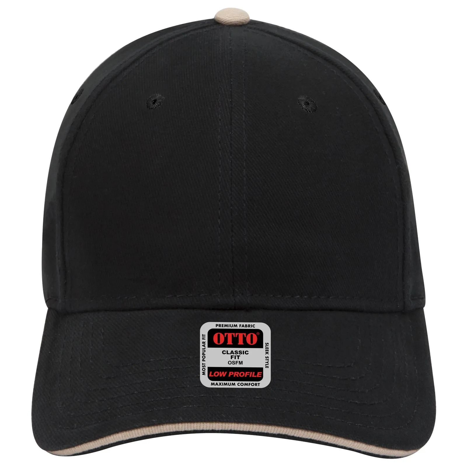 23-255 OTTO CAP 6 Panel Low Profile Baseball Cap