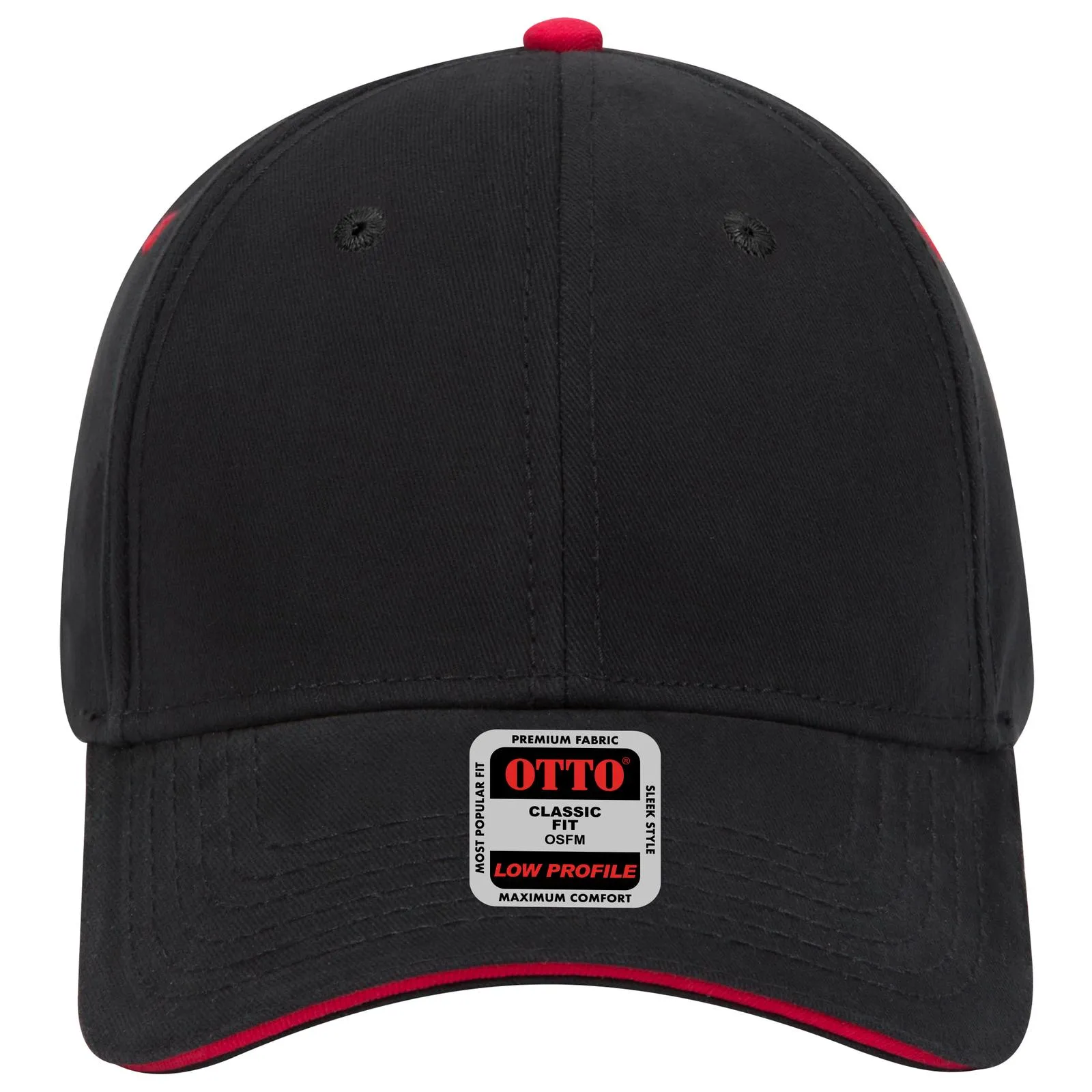 23-370 OTTO CAP 6 Panel Low Profile Baseball Cap